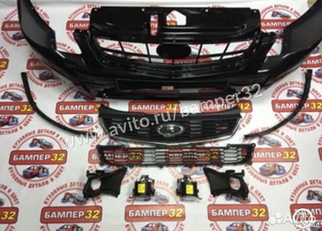 Бампер Приора SE цвет Черная Пантера передний
