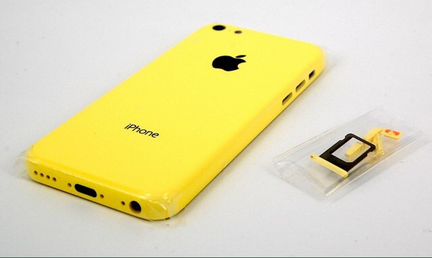 Корпус (крышка) iPhone 5C (жёлтый) новый