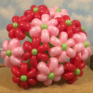 Цветы из шаров