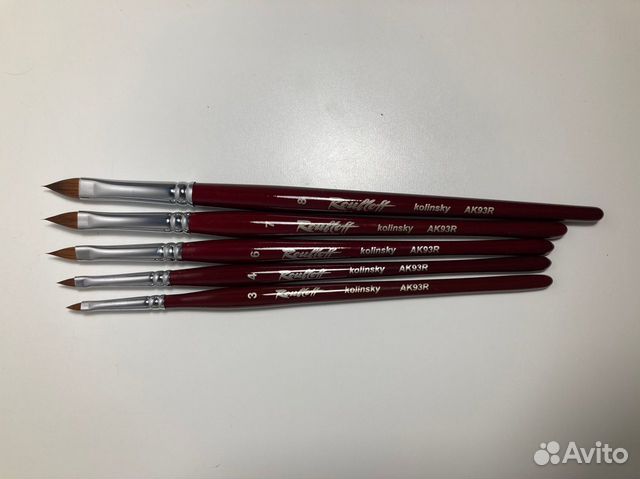 Кисти для маникюра для акрила Roubloff