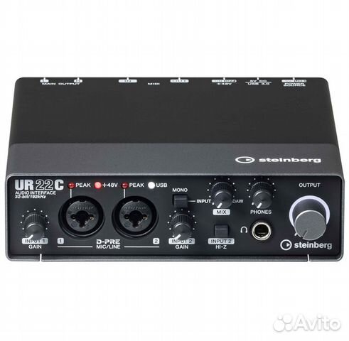 Внешняя звуковая карта Steinberg UR22C