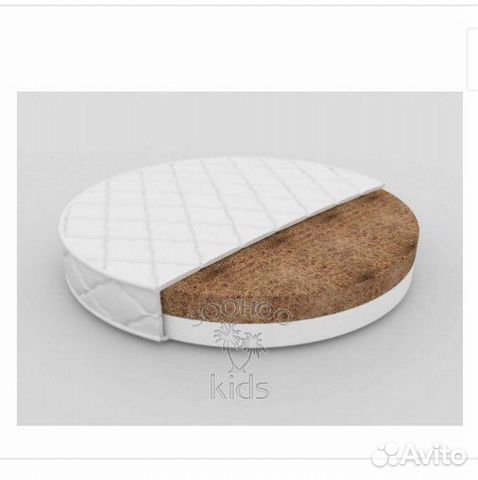 Матрас на круглую кроватку Soohoo Kids