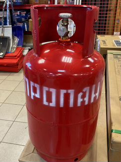 Газовый баллон на 27 л. с клапаном, новый