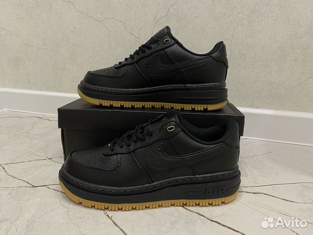 Кроссовки Nike Air Force 1 Luxe low Black Gym