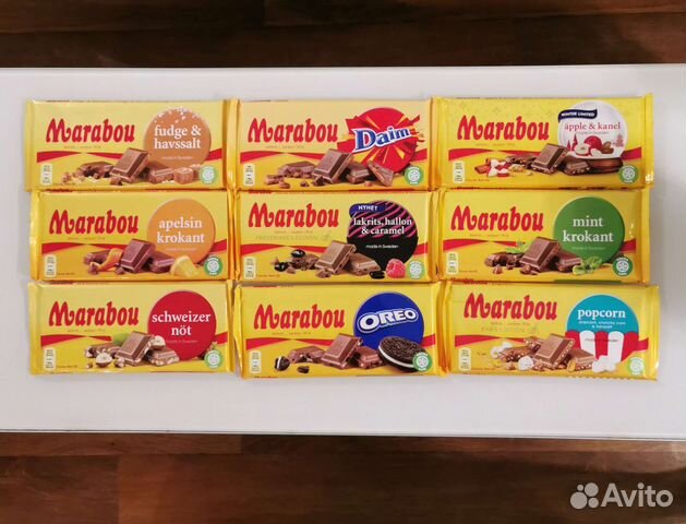 Шоколад из Финляндии Marabou и Way To Go