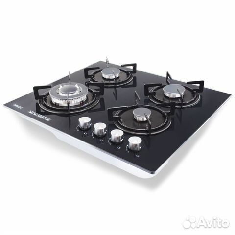 Варочная газовая панель стекло HCG-445