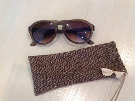 Солнцезащитные очки деревянная оправа