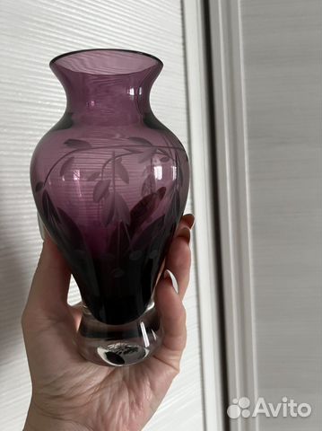 Ваза чешское стекло