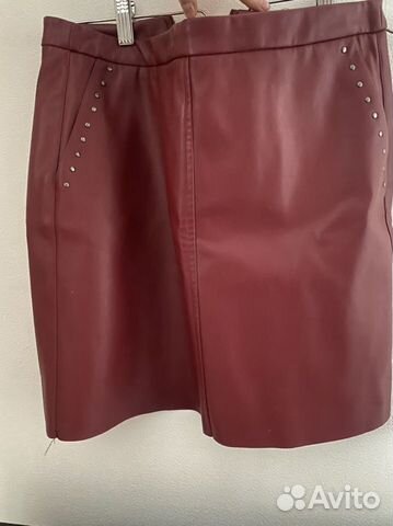 Юбка кожзам