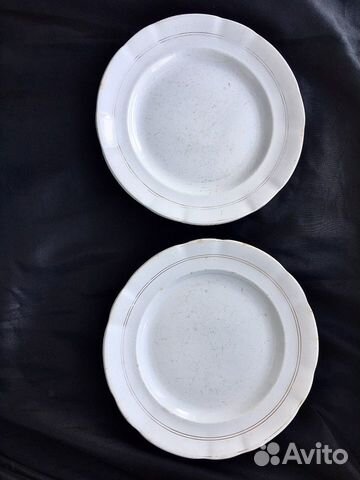 Тарелки и блюдо Товарищество Кузнецова 19 век