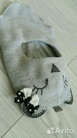 Шерстяная шапка-шлем