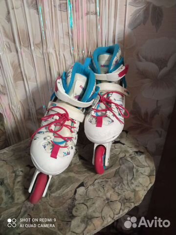 Роликовые коньки подростковые раздвижные