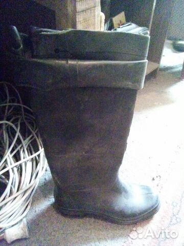 Сапоги рыбацкие высокие (болотники)