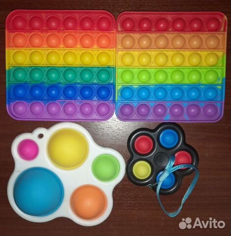 Поп ит,симпл димпл радужный,антистресс