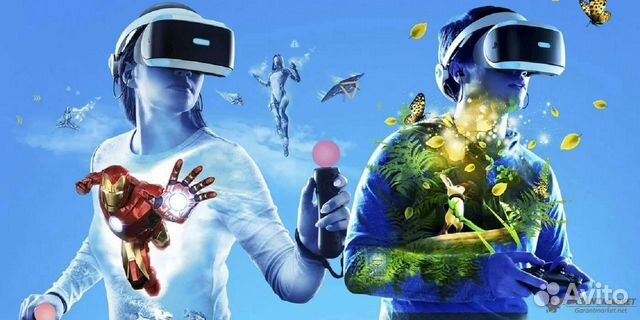 PS4+VR шлем+мувы+игры+два джойстика(пс4)