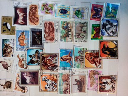 Почтовые коллекционные марки времен СССР