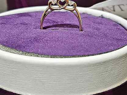 Золотое кольцо Valtera с бриллиантами 18 размер