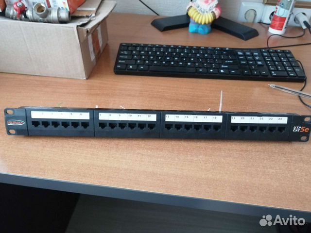 Патч-панель Nikomax 19дюйм 24 порта 1U