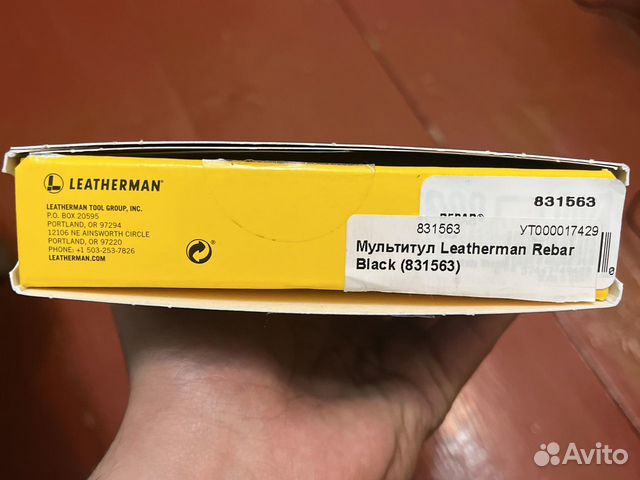 Мультитул leatherman rebar black