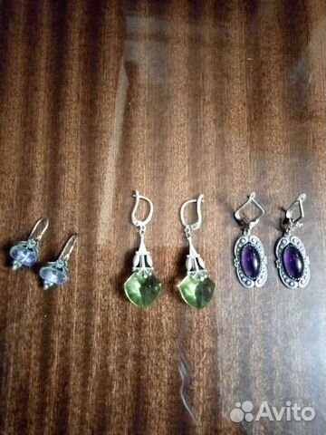 Серьги бижутерия СССР