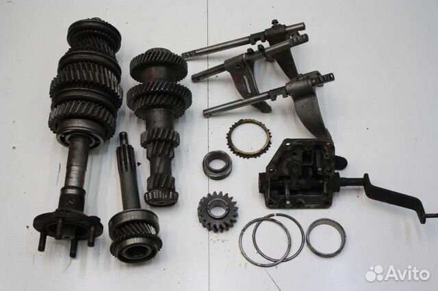 Комплект валов, шестерней, синхронизаторов, диффер