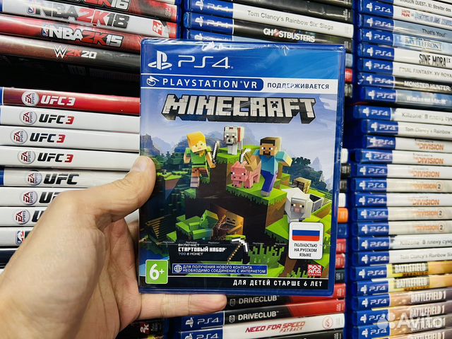 Minecraft ps4 диск новый