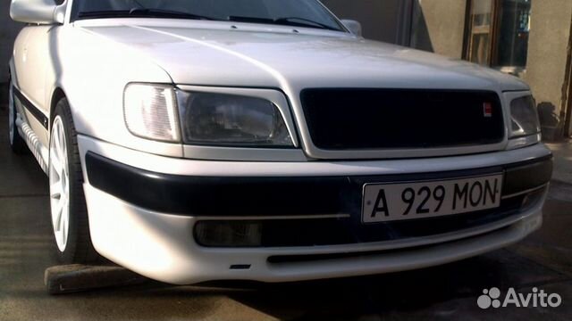 Накладка на передний бампер zender Audi 100 C4