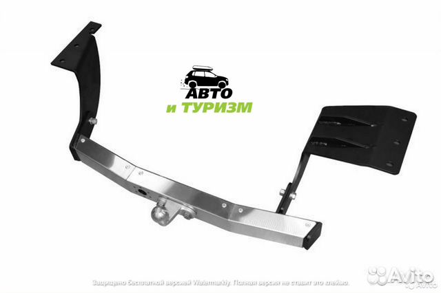 Фаркоп с накладкой из нерж. Citroen С-Сross