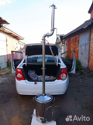 Самогонный аппарат 2дюйма 36л с узлом отбора по жи