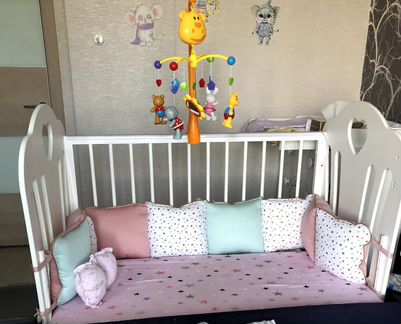 Бортики для детской кроватки