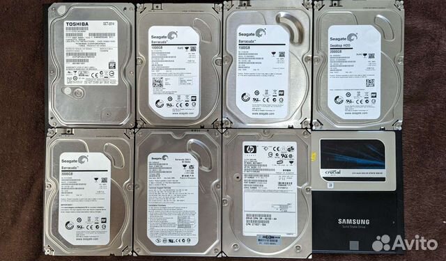 Жесткие диски HDD для Пк по 2Тб-3Тб-8Тб SATA 3,5