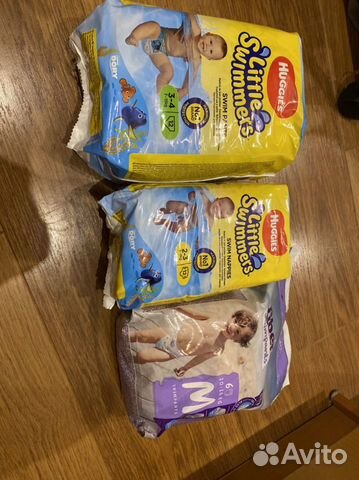Подгузники для плавания huggies, libero