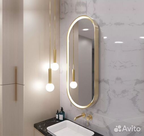 Зеркало в раме капсула Christine