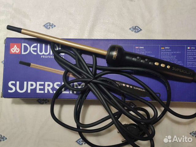 Плойка для волос dewal superslim