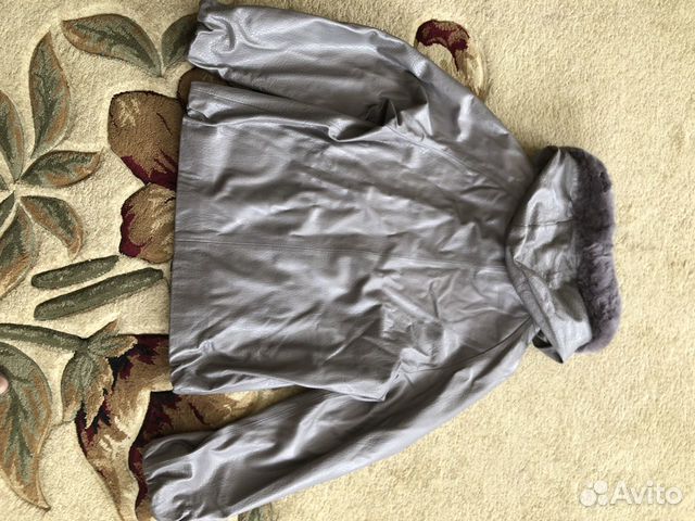 Куртка кожаная женская 48