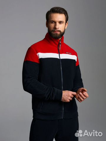 Спортивный теплый костюм флис