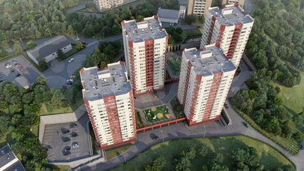 1-к. квартира, 34,4 м², 12/18 эт.