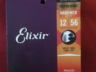 Струны для гитары еlixir nanoweb 12/56