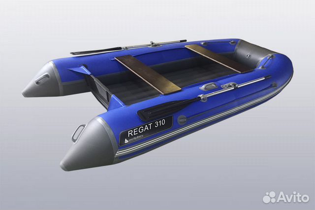 Лодка пвх Big Boat нднд Regat 310 синяя