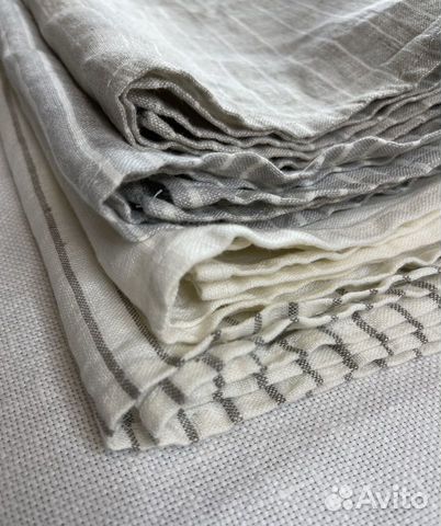 Полотенце «мытый» «стираный» лен