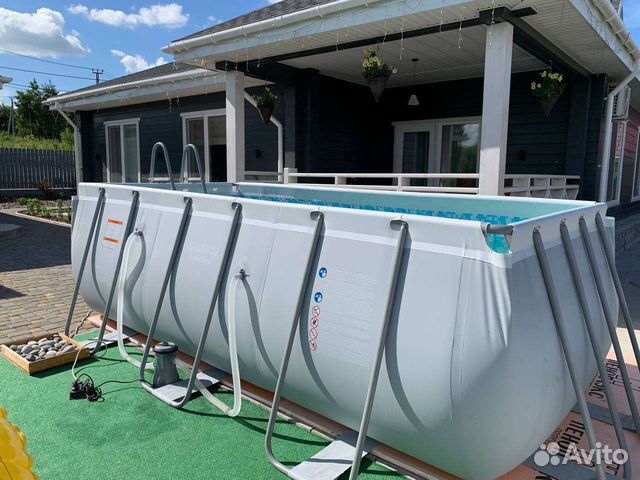 Каркасный Бассейн Bestway 4,12 х 2,01 х 122 см