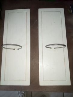 Навесные полки под цветы и для декора, дерево