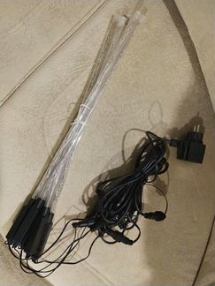 Цепь уличных гирлянд на дом 