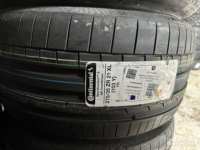 Continental ContiSportContact 6 275/35 R21 103Y