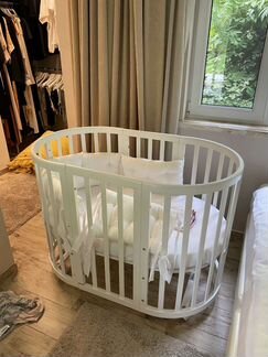 Кроватка трансформер ellipse bed