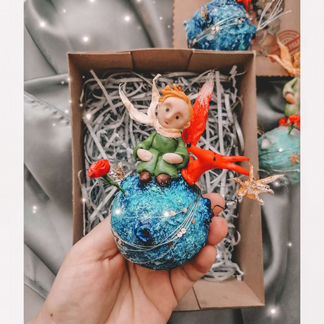 Ватные елочные игрушки