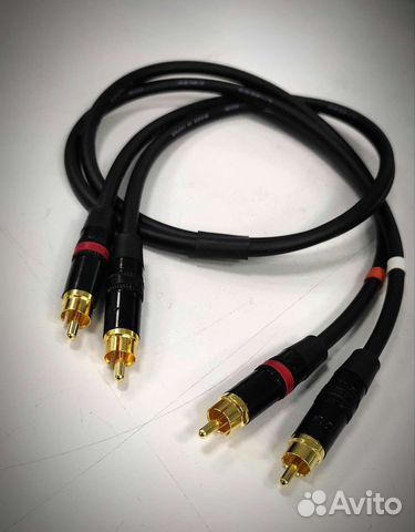 Межблочный аудио кабель Canare RCA- RCA, 1 метр