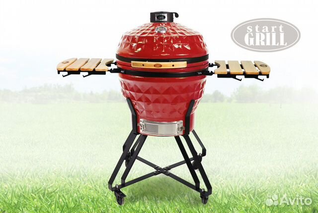 Керамический гриль Start Grill PRO 61 см красный