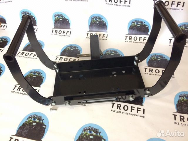 Площадка съёмная под лебедку под квадрат с ручками