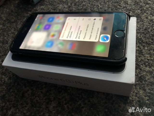 iPhone 6s plus 64г ориг экран акб 100 отпечаток